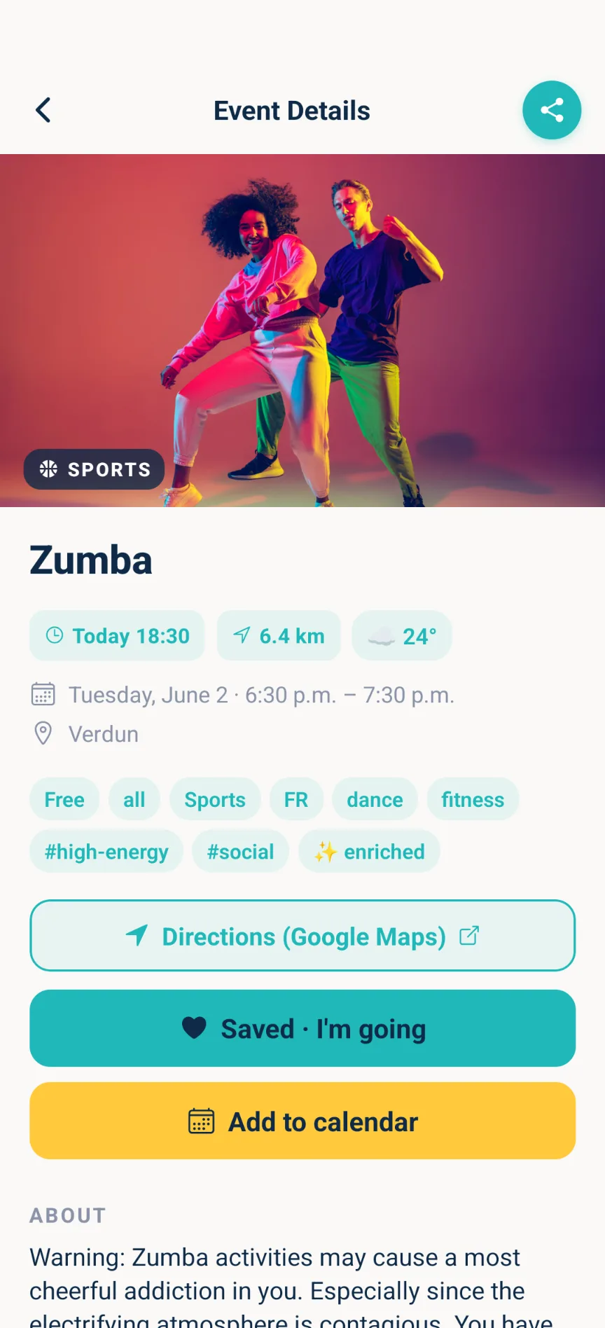 Wasssup — full event details